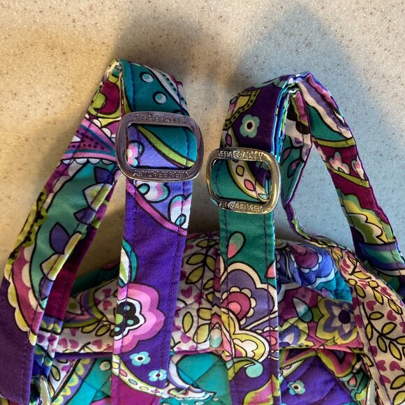 Vera Bradley Backpack EUC Purple Paisley Heather Pattern main image 5
